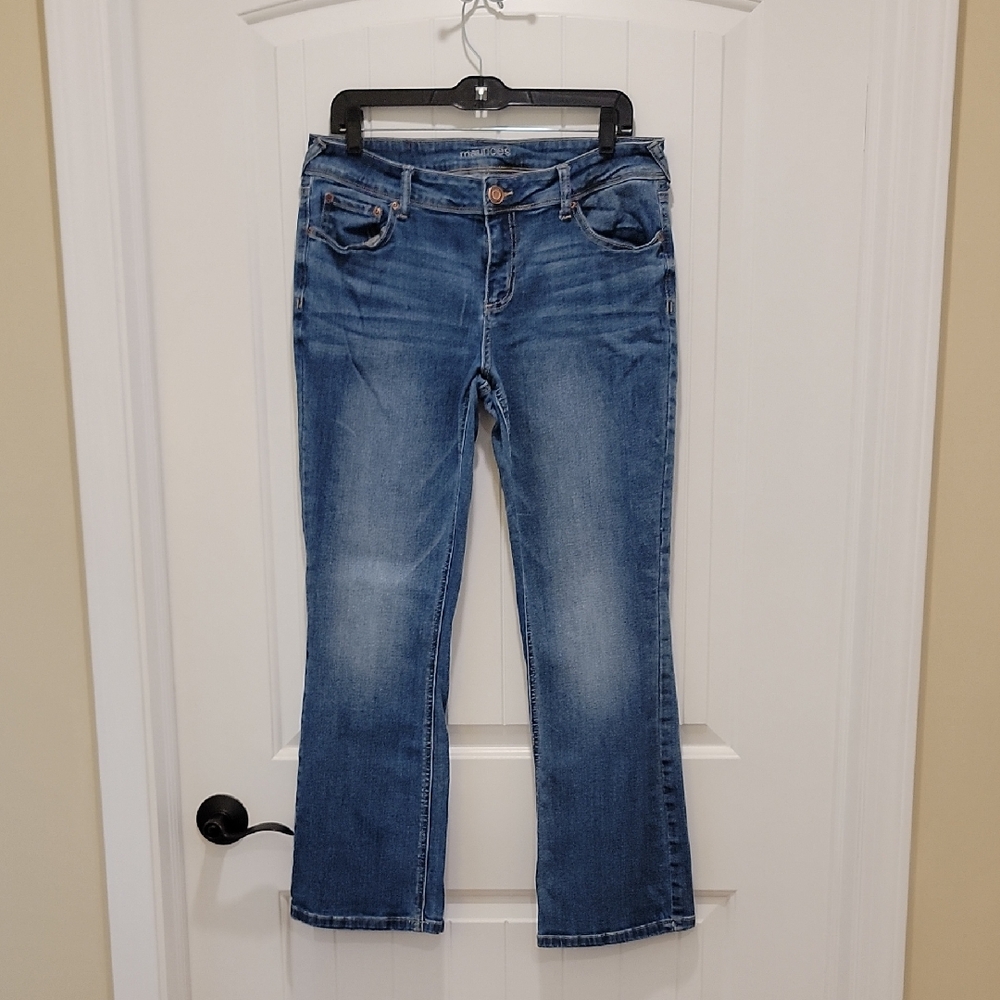Maurices Blue Boot Cut Jeans Classic Jeans Size 12 Short